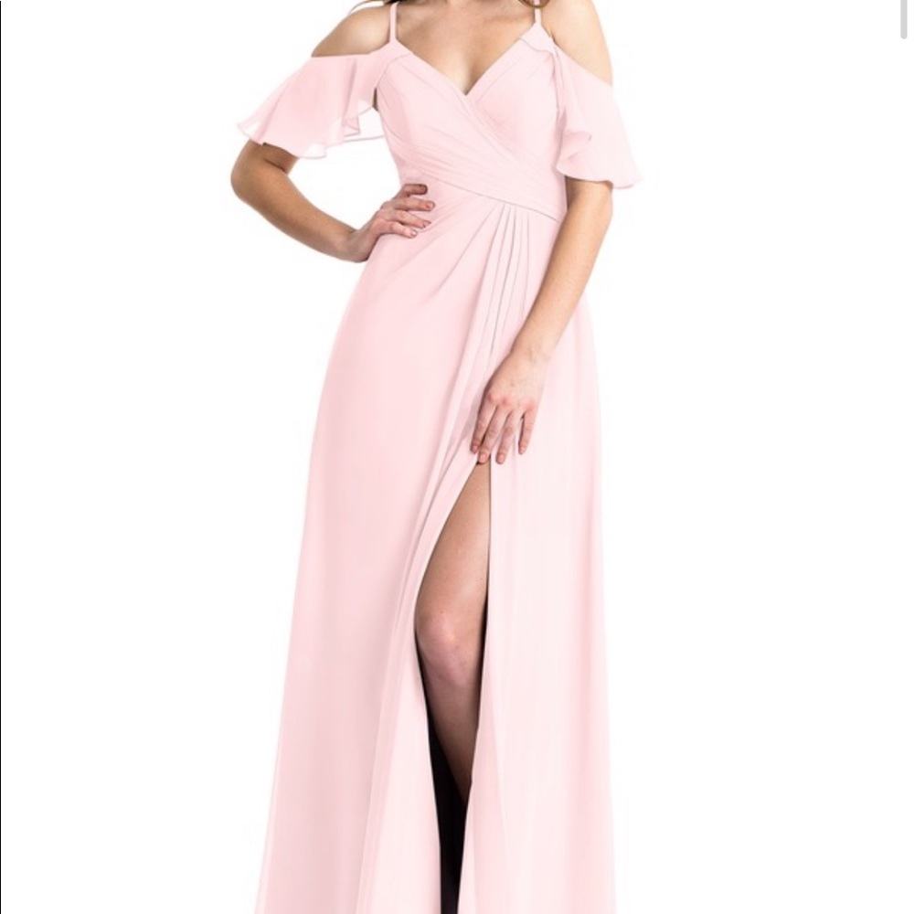 Blushing pink azazie A10